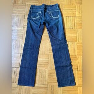 Women’s Rock and Republic Costello Blue Jeans Straight Cut Size 25